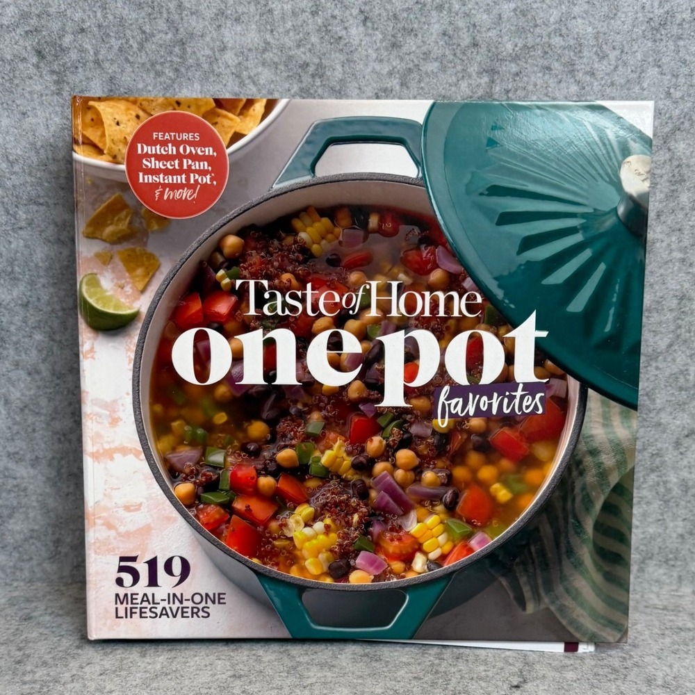 Taste of Home One Pot Favorites Spiral-Bound Cookbook: 519 Dutch Oven, One Pot